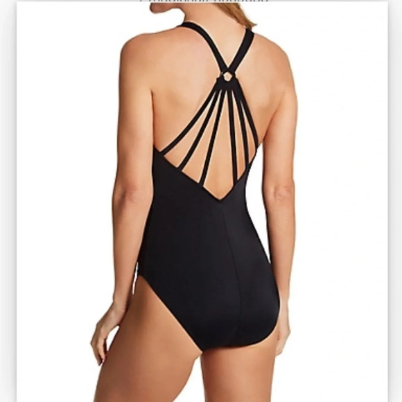 New! Magicsuit twister drew one piece swimsuit black nwt 15037 - Picture 4 of 15